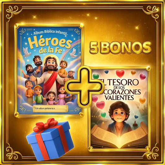 🎁 Súper Pack Bíblico “Héroes de la Fe” – Edición Completa (7x1) 💎