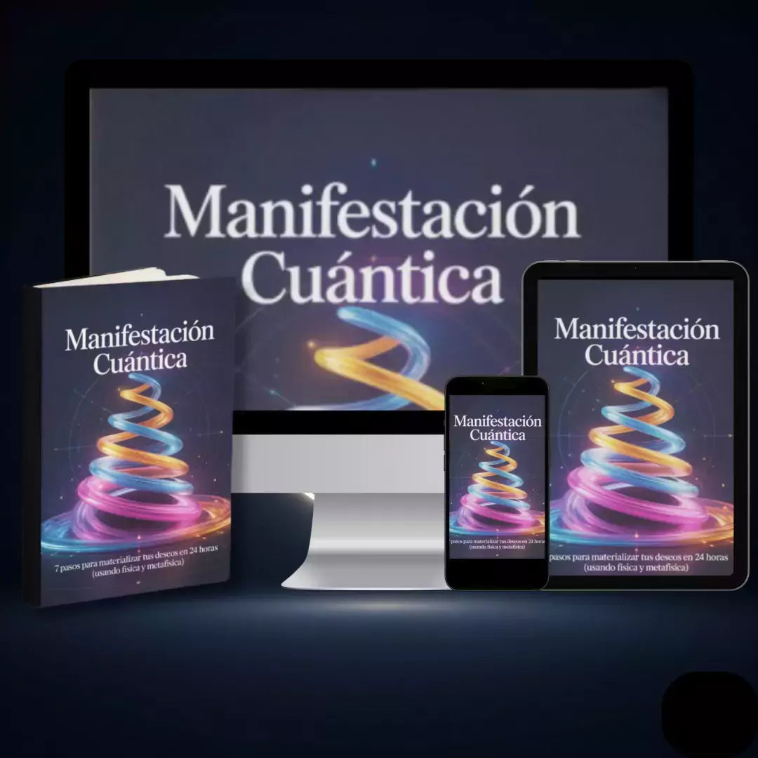 Ebook Manifestación Cuántica + 5 Bonos Exclusivos (Oferta Solo Por Hoy!)