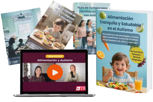 Ebook: Alimentación Tranquila y Saludable en el Autismo – Guía práctica + Recetas y Menú semanal