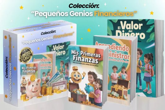 📦 Colección: "Pequeños Genios Financieros" 📚 3 Ebooks + 4 Bonos Exclusivos 🛡️ Garantía de 7 días